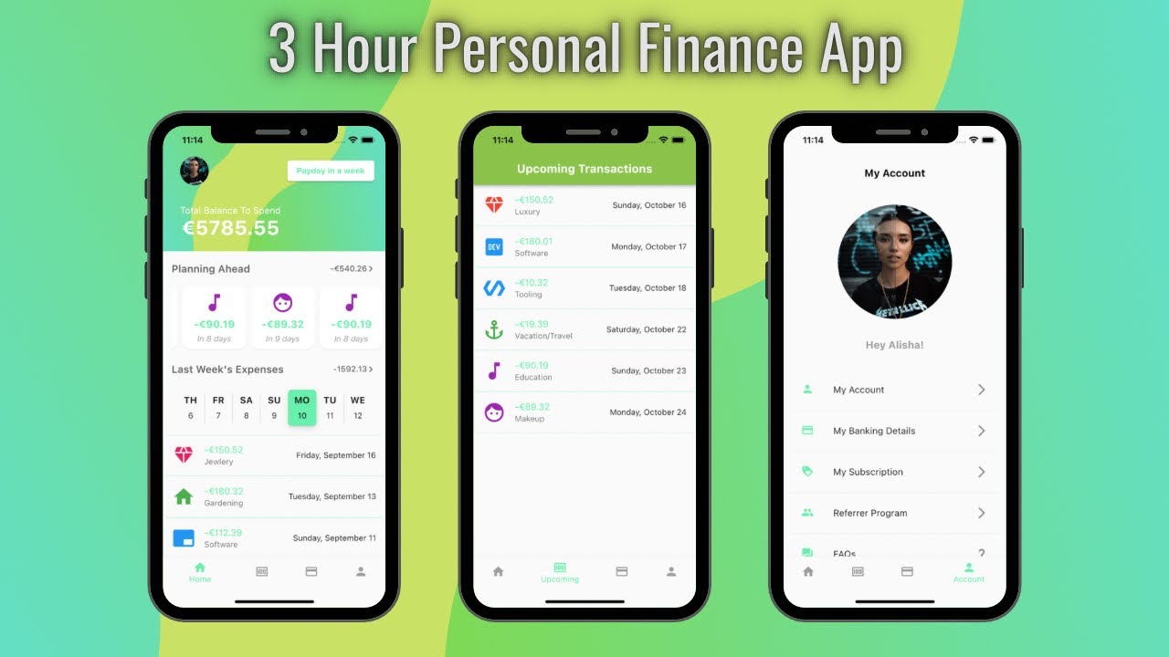 Personal finance app using flutterflow