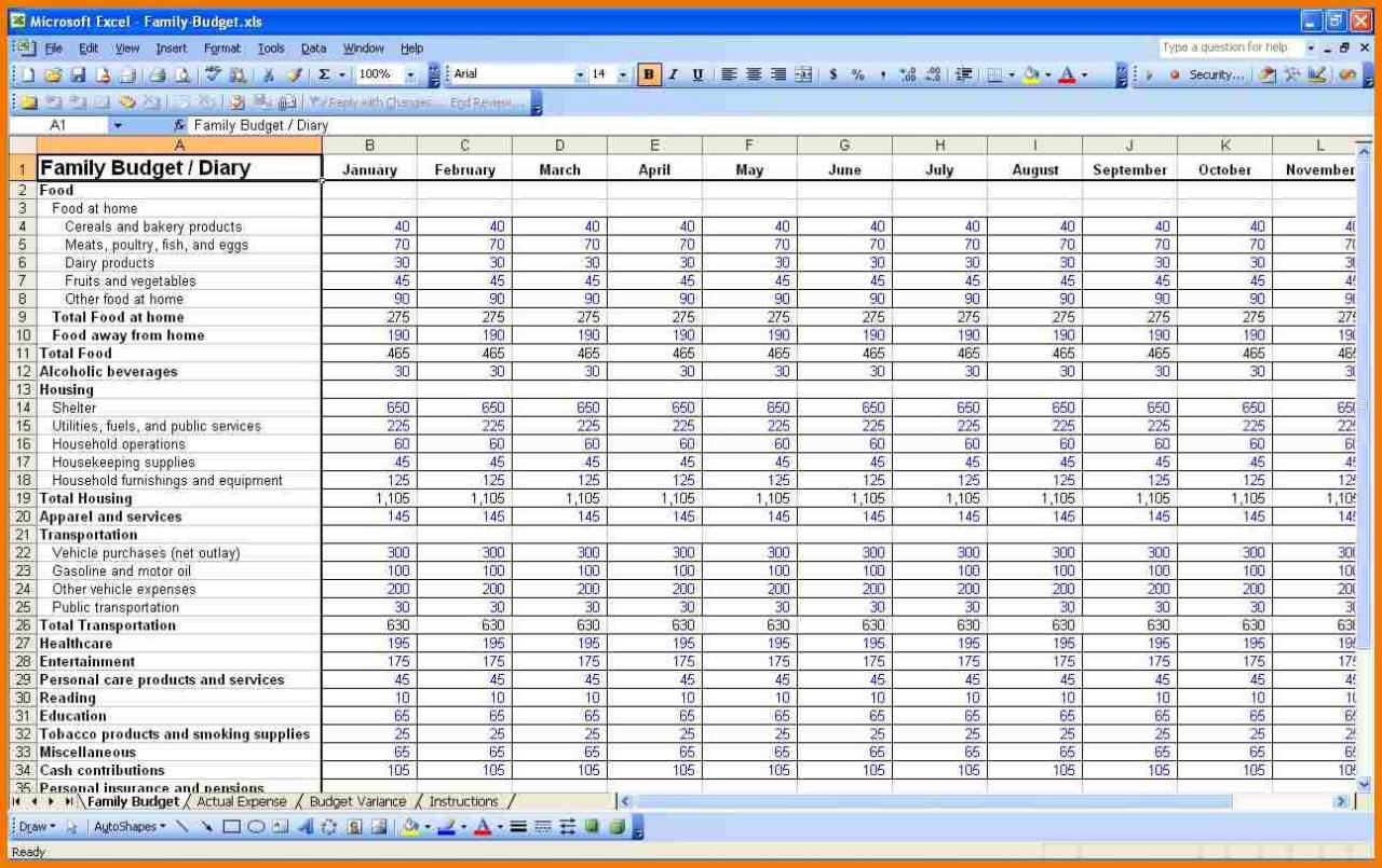 Budget spreadsheet personal spreadsheets excel worksheet monthly household planner vertex42 template family detailed set above