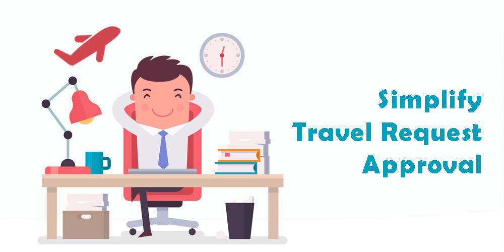 Travel request approval employees automated
