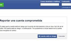 cuenta comprometida de facebook