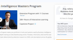 Masters Business Intelligence Driving Data Insights