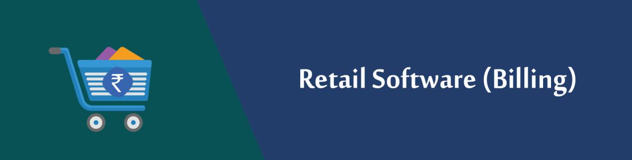 Retail shop billing software