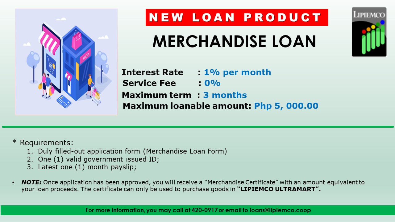 Loan for retail shop