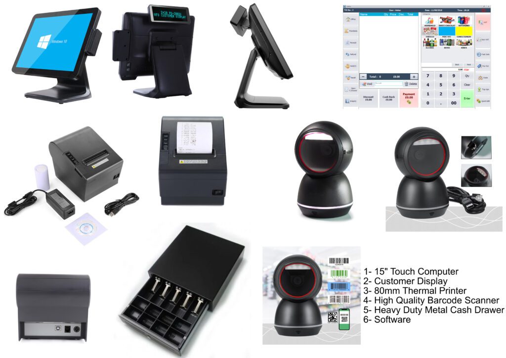 Epos system for retail shop