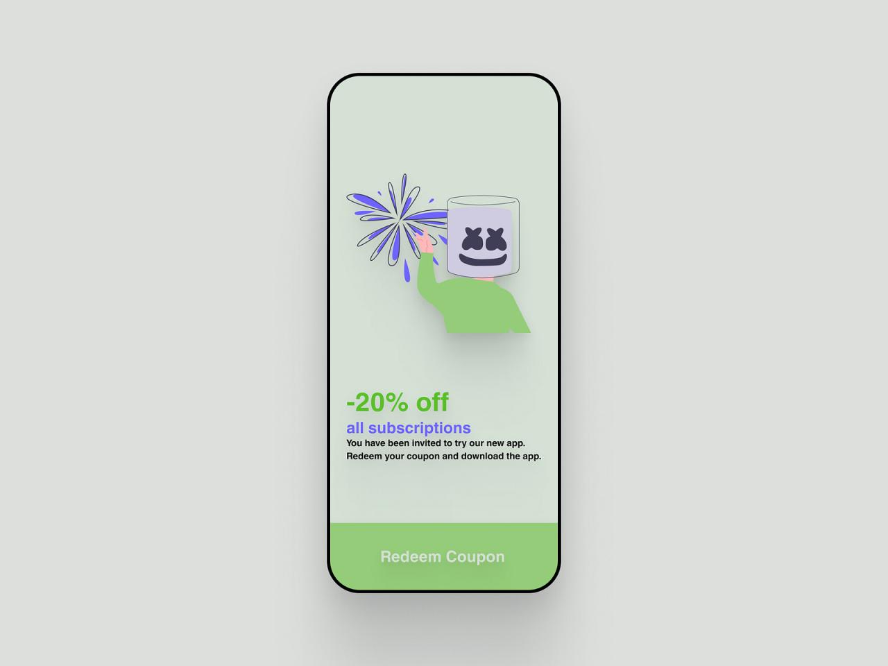 Redemption coupon