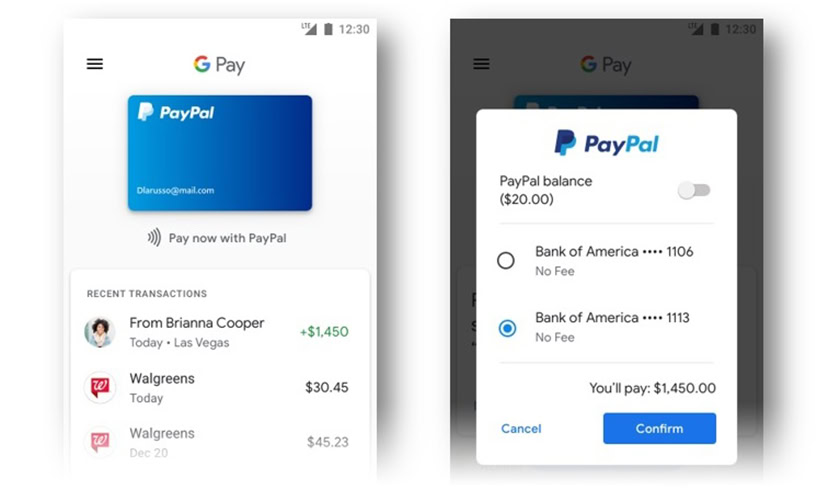 Google pay vs paypal